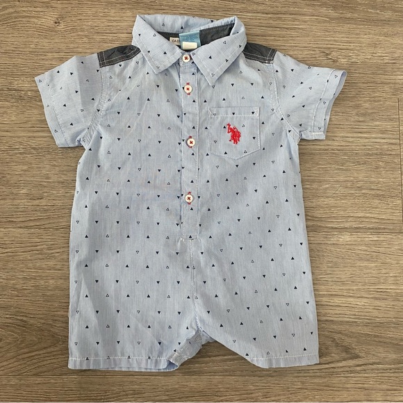Baby 12-18 month Gap and US Polo cotton rompers - Picture 5 of 9